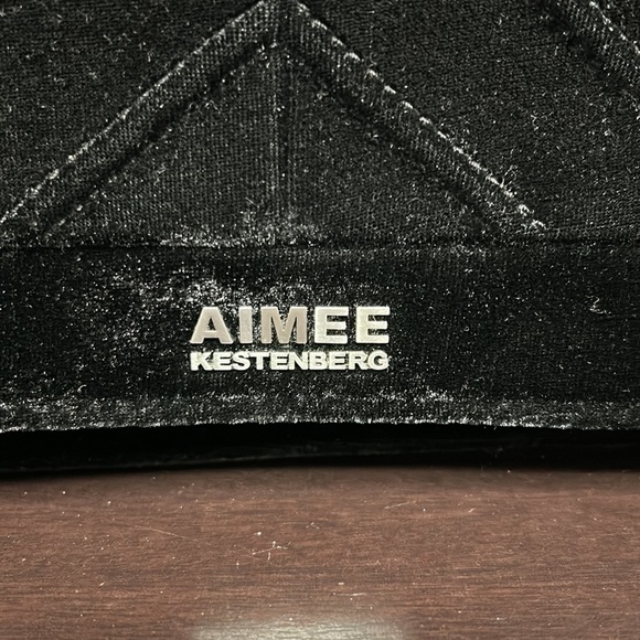 Aimee Kestenberg Mia Purse Velvet Expandable Crossbody Black - Picture 5 of 13